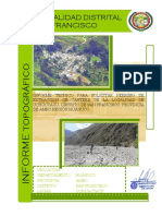 Informe Topografico UCHUCYACU