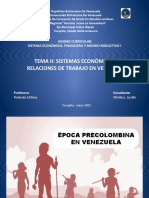 Tema II. Sistemas Económicos y Relaciones de Trabajo en Venezuela