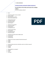 When Is The Pandemic Over - A Video Worksheet