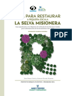 GUIA PARA RESTAURAR LA SELVA MISIONERA JP Cinto & GD Marino DIGITAL BR