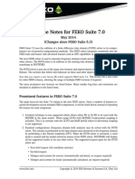 Release Notes For FEKO Suite 7.0