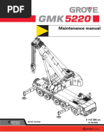 Grove GMK 5220 Cummins Maintenance Manual