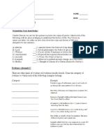 NAME: - SCORE: - GRADE & SECTION: - DATE: - Seconf Quarter: Module 1