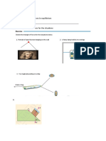 Forces in Equilibrium Exercises