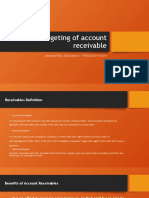 The Budgeting of Account Receivable