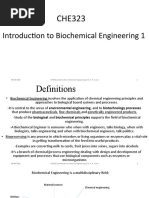 CHE323-Biochemical Engineering 1 - Presentation