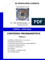 Iridologia, Curso