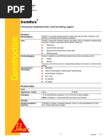 Cemflex: Universal Waterproofer and Bonding Agent