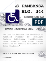 Batas Pambansa BLG. 344: Accessibility Law