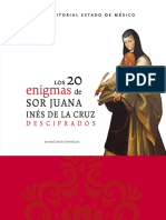 Javier Garcia Gonzalez - Los 20 Enigmas de Sor Juana Inés de La Cruz Descifrados