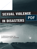 Publications NSVRC Guides Sexual Violence in Disasters A Planning Guide For Prevention and Response 0