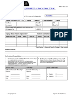 Form - IT Equipment Allocation v.1.0