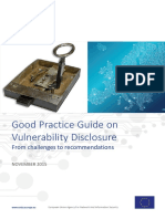 Good Practice Guide On Vulnerability Disclosure