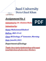 Assignment No, 1 Biolab Shakeel