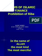 Norms of Islamic Finance Prohibition of Riba: Ausaf Ahmad