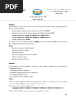 S6 - Contrôle de Gestion - TD Durée: 1 H 30 Min