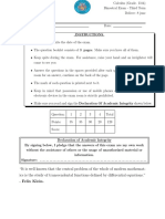 Exam Calculus 3rd Term Arca 2020 2021