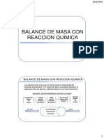 2) Balances de Masa Con Reaccion y Combustión 2019