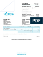 WWW - Azeron.eu: Avansa Rēķins Nr. Prepayment Invoice No. SIA "Azeron" / Azeron LTD