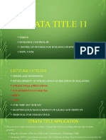 Lecture Strata Title 2 May19