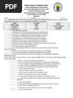 Fundamental of Faith Prelim - Final