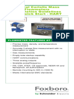 Digital Coriolis Mass Flowmeters Installation Guidelines and Quick Start - HART