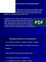 II Growth Analysis Terminologies Computations