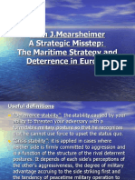 Mearsheimer. The Maritime Strategy and Deterrence in Europe