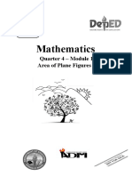 Mathematics: Quarter 4 - Module 1 Area of Plane Figures