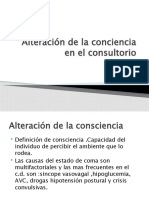 Alteración de La Conciencia en El Consultorio