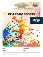 Pe 4 Team Sports: Commission On Higher Education