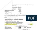 Defined Benefit Pension Plan of The McDonald Company