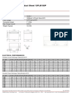 Fiamm Batteries 12FLB150P - Product Sheet