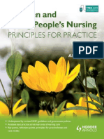 Children and Young People's Nursing Principles For Practice 2011