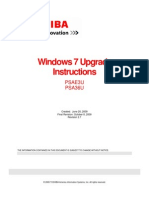 Windows 7 Upgrade Instructions: Psae3U PSA36U