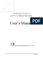 An TDM Ip 1e1 (2e1) A User Manual v1.0