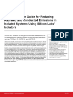 AN1131: Design Guide For Reducing Radiated and Conducted Emissions in Isolated Systems Using Silicon Labs' Isolators