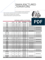 Remanufactured Alternators: Nissan Applications