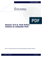 SpecialReview USPPActionsAtLafayettePark Public