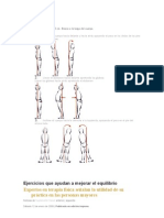 Ejercicios de Equilibrio