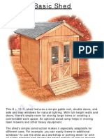 Shed Plan 12 X 8