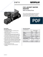 C32 1MW Jacket Water Heater Spec Sheet LEHE6018 01