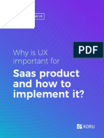 Why Is UX Important For: Saas Product and How To Implement It?