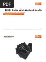 BUSCH Original Parts Indications & Benefit (Customer Version)