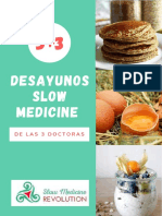 Desayunos Slow Medicine