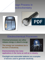 Design Process in Electrochemistry