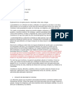 Clase # 2 de Catedra para La Paz 8º Pluralidad en Colombia