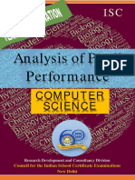 Analysis of Pupil Performance: Computer Science