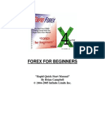 Forex For Beginners: "Rapid Quick Start Manual" by Brian Campbell