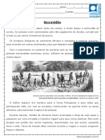 Ativiade de Historia Escravidão 5 Ano